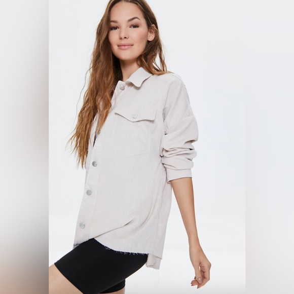 Brand New Cordroy Button Front Jacket - Picture 5 of 8